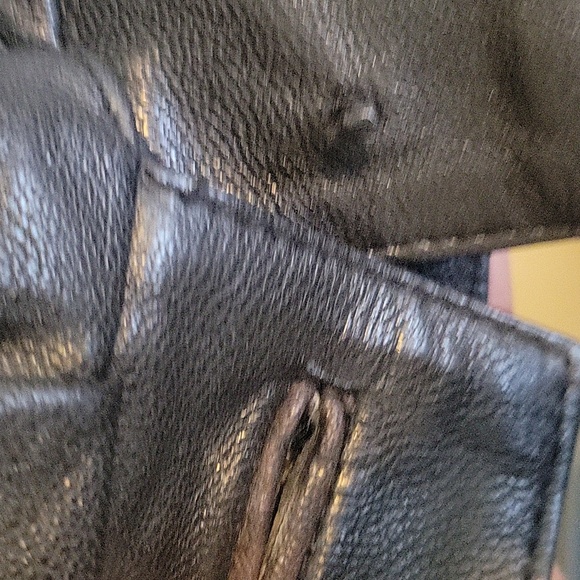 Roaman's Elegant Black Vintage Leather Jacket - Picture 6 of 8